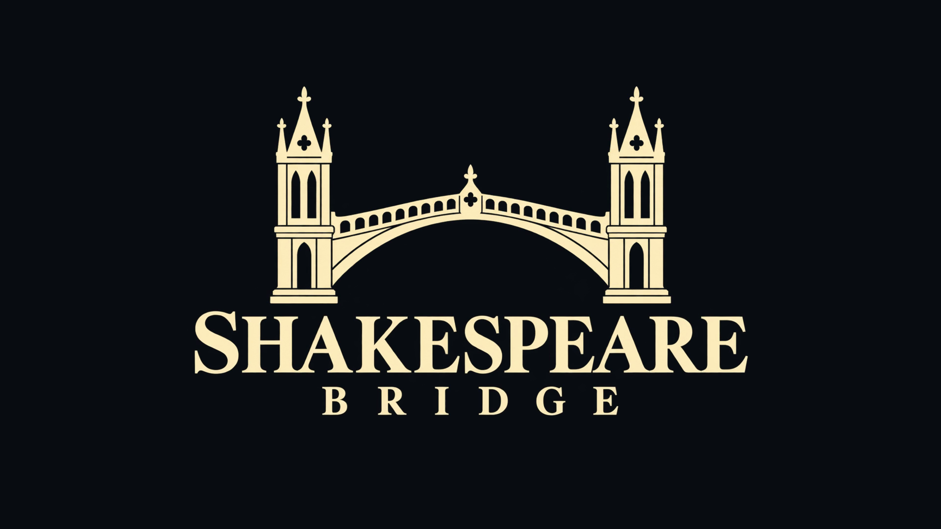 Shakespeare Bridge arched bridge emblem